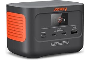 Jackery Explorer 100 Plus Portable Power Station, 99Wh LiFePO4 Battery