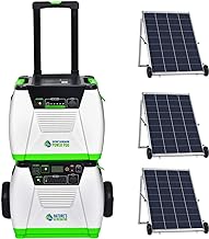 Platinum System 1800W Solar & Wind Powered Pure Sine Wave Off-Grid Generator + 1200Wh Power Pod (1920Wh total) + 3 of 100W Solar Panels w/Infinite Exp...