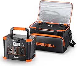 Portable Power Station 300W (Peak 600W) with Fire-proof Carrying Case