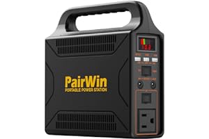 Portable Power Station 280W, 165Wh Backup Battery Solar Generators with